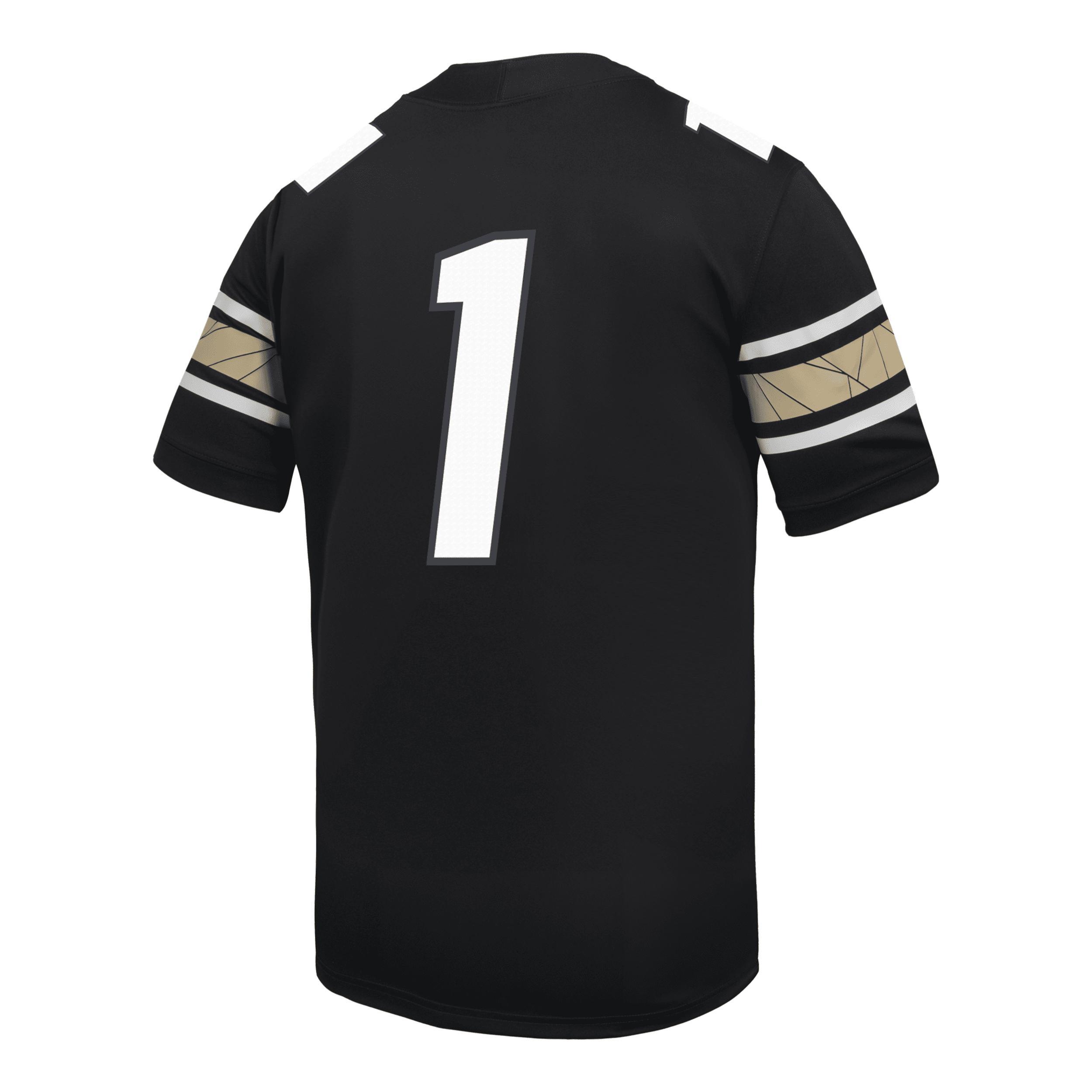 Men's Nike #1 Black Colorado Buffaloes Throwback Game Jersey, Size: Large Product Image