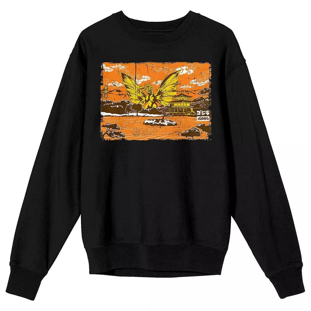 Men's Godzilla Classic King Long Sleeve, Size: XXL, Black Product Image