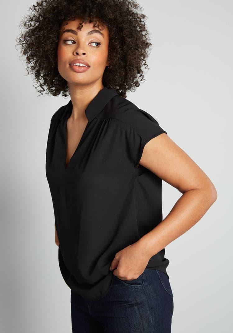 A Renewed You Short Sleeve Blouse Product Image
