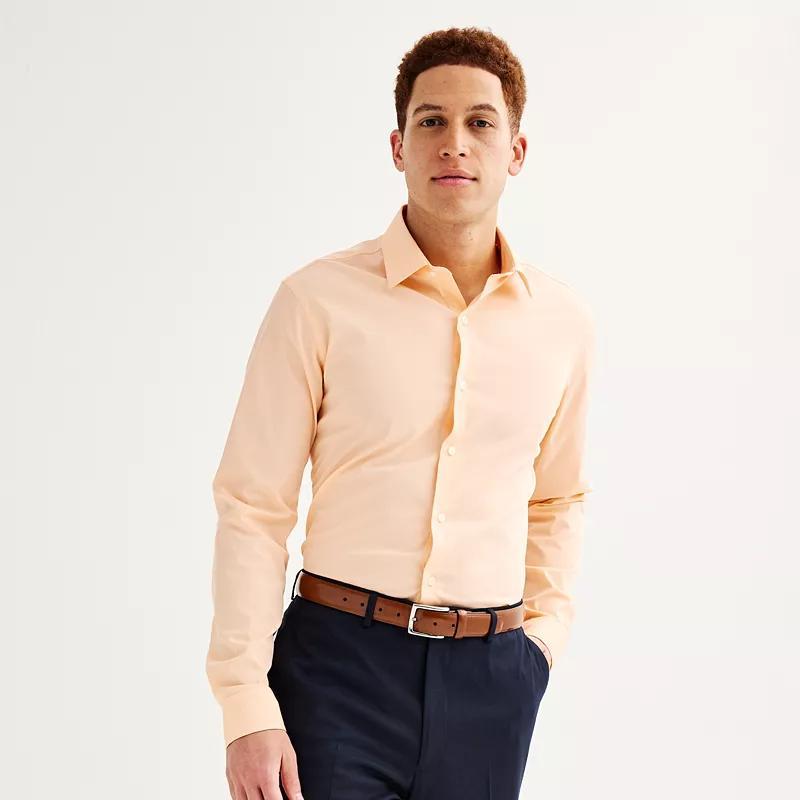 Mens Apt. 9 Premier Flex Solid Slim-Fit Dress Shirt Product Image