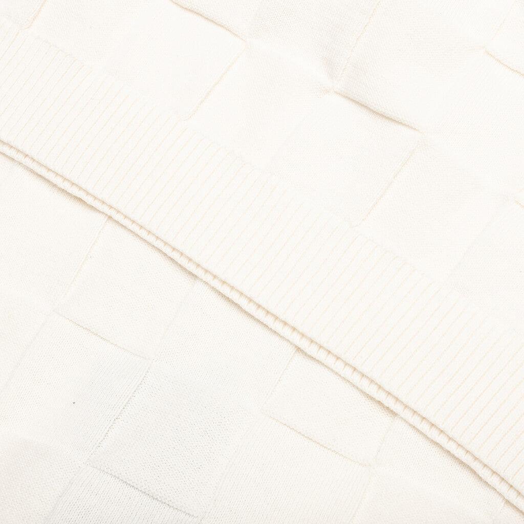 Palmer Checked L/S Sweater Polo - Clubhouse Cream Male Product Image