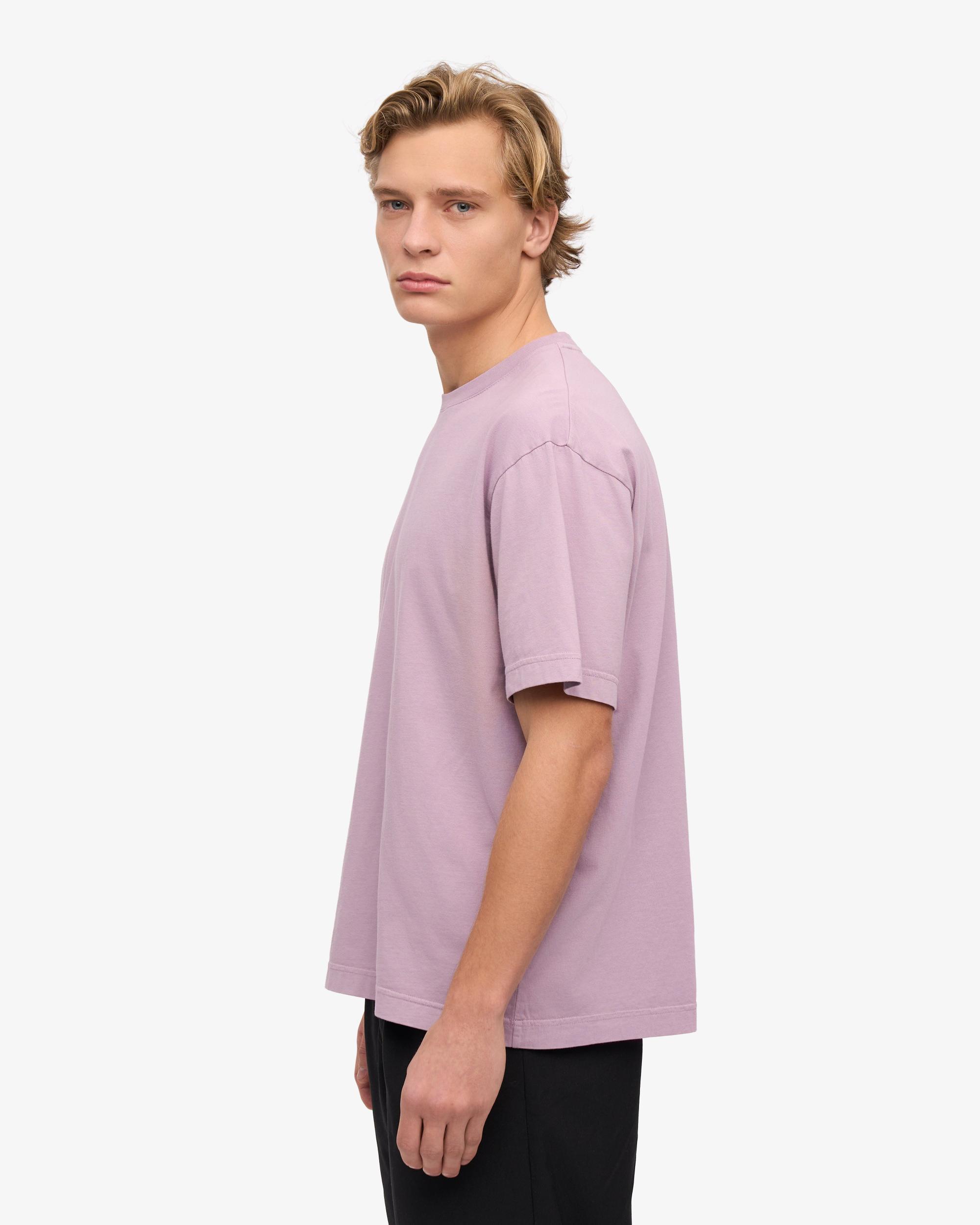 Oversized Organic T-Shirt - Faded Pink Product Image