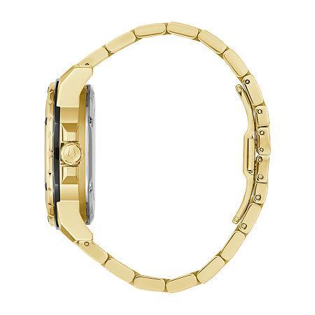 Bulova Mens Marine Star Automatic Gold Tone Stainless Steel Bracelet Watch - 97A174 Product Image