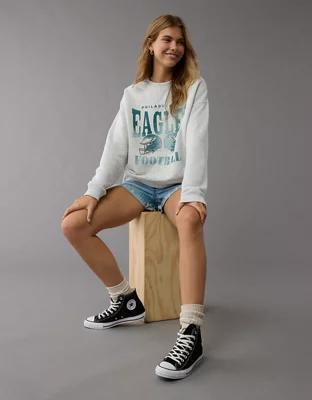 AE NFL Philadelphia Eagles Crew Neck Sweatshirt Product Image