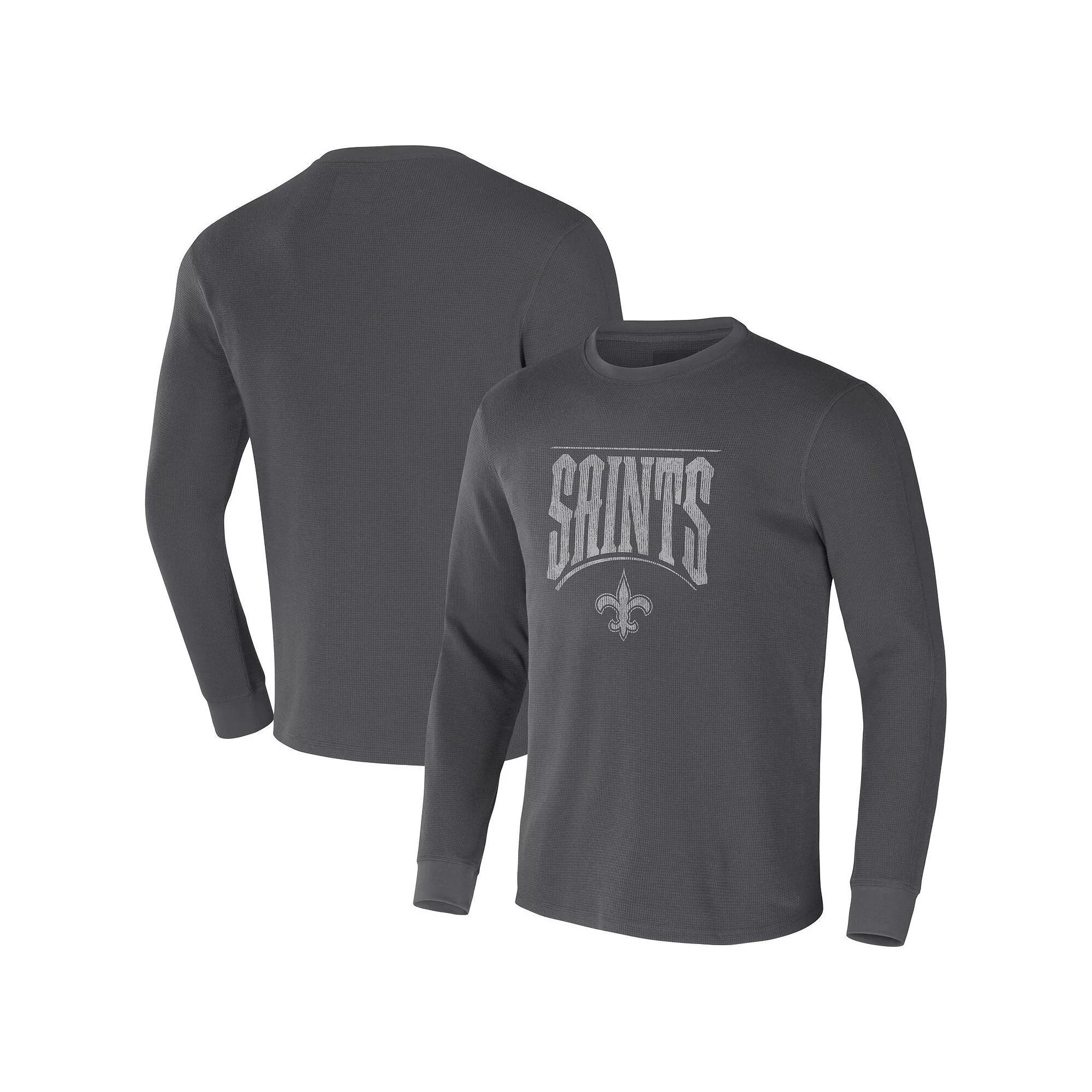 Men's NFL x Darius Rucker Collection by Fanatics Brown Cleveland Browns Long Sleeve Thermal T-Shirt, Size: Small Product Image