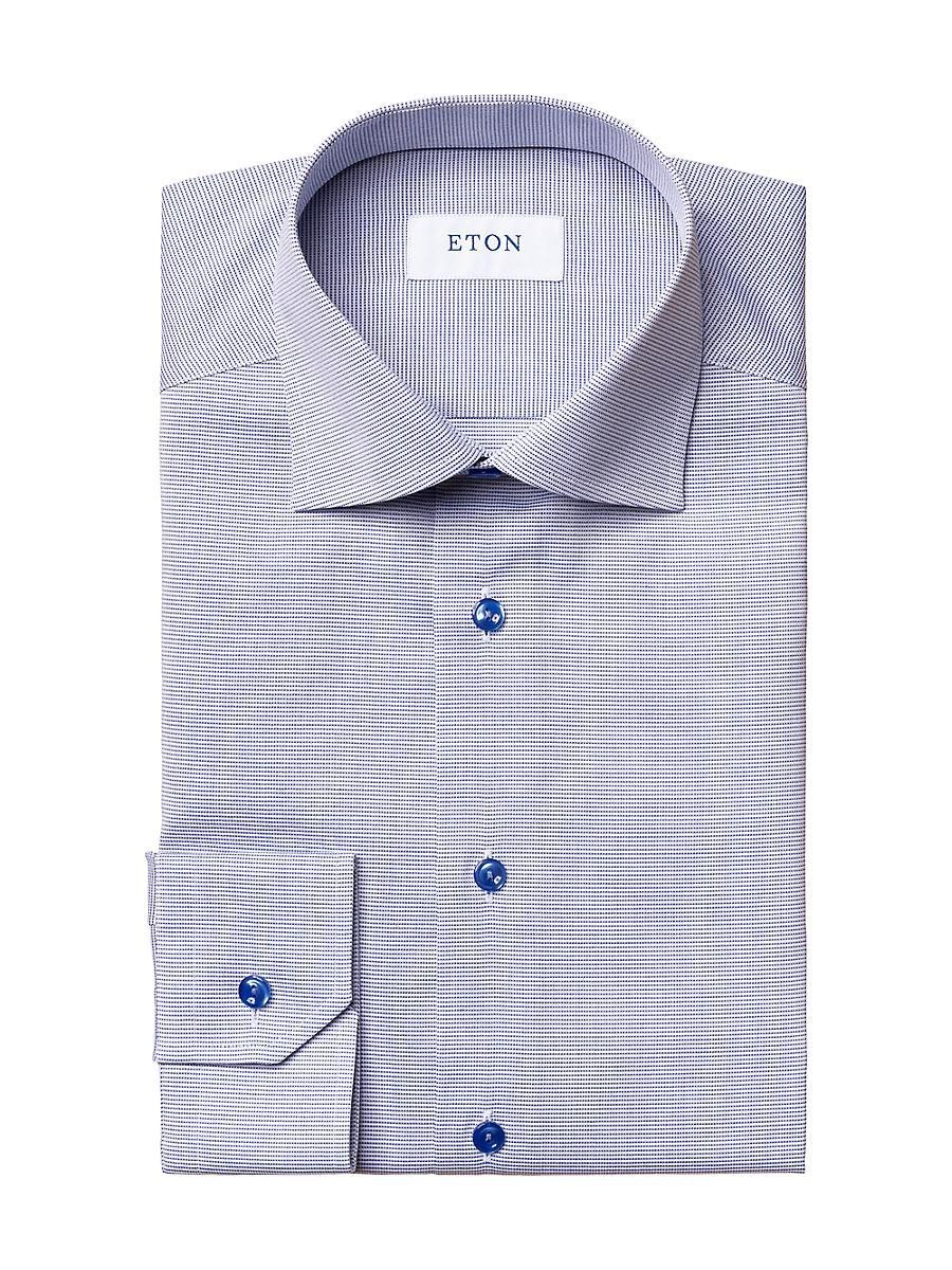Eton Slim Fit Textured Solid Shirt Product Image