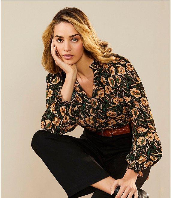 Gibson & Latimer High Rise Wide Leg Front Pocket Belted Ponte Pants Product Image