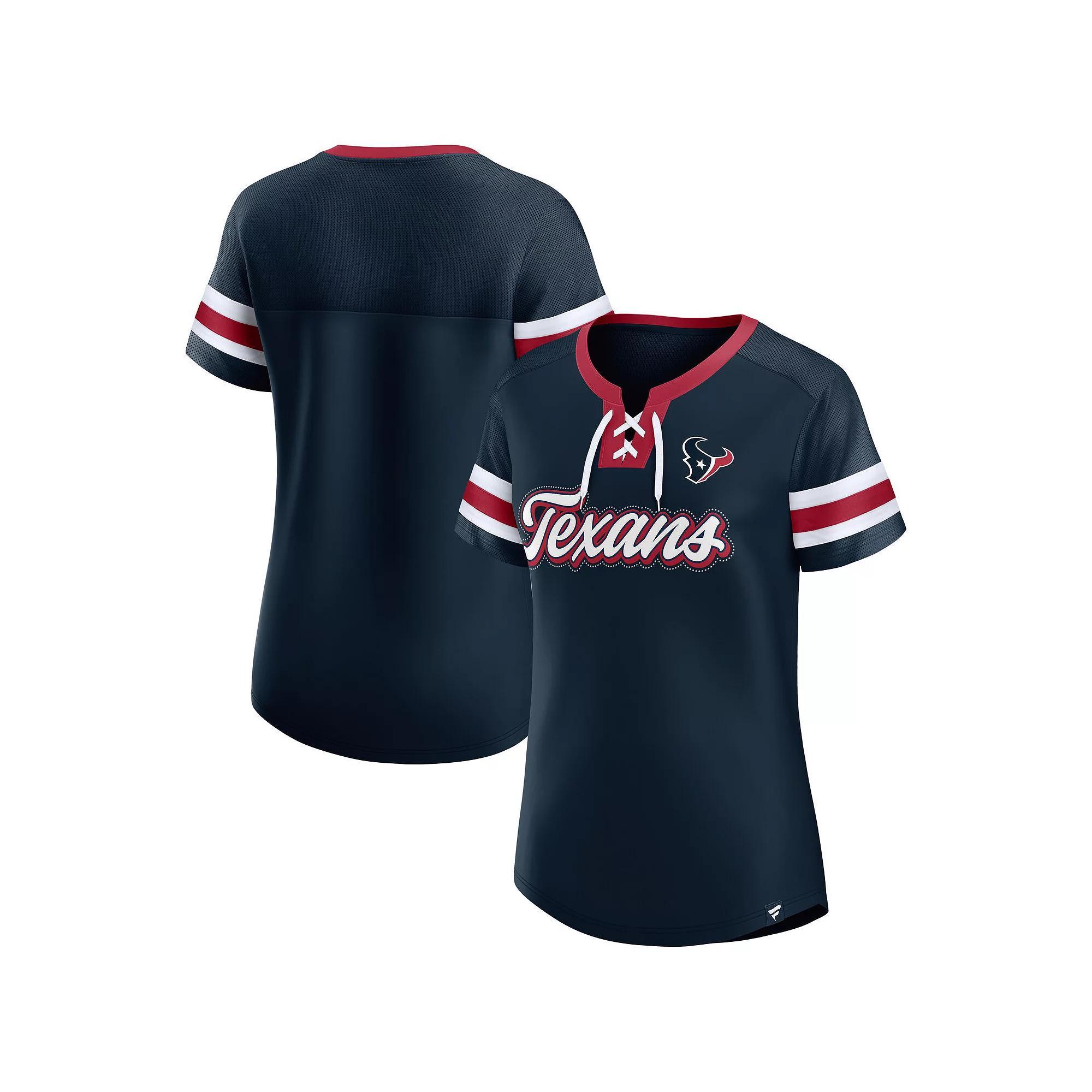 Women's Fanatics Royal Buffalo Bills Original State Lace-Up T-Shirt, Size: XS, Blue Product Image