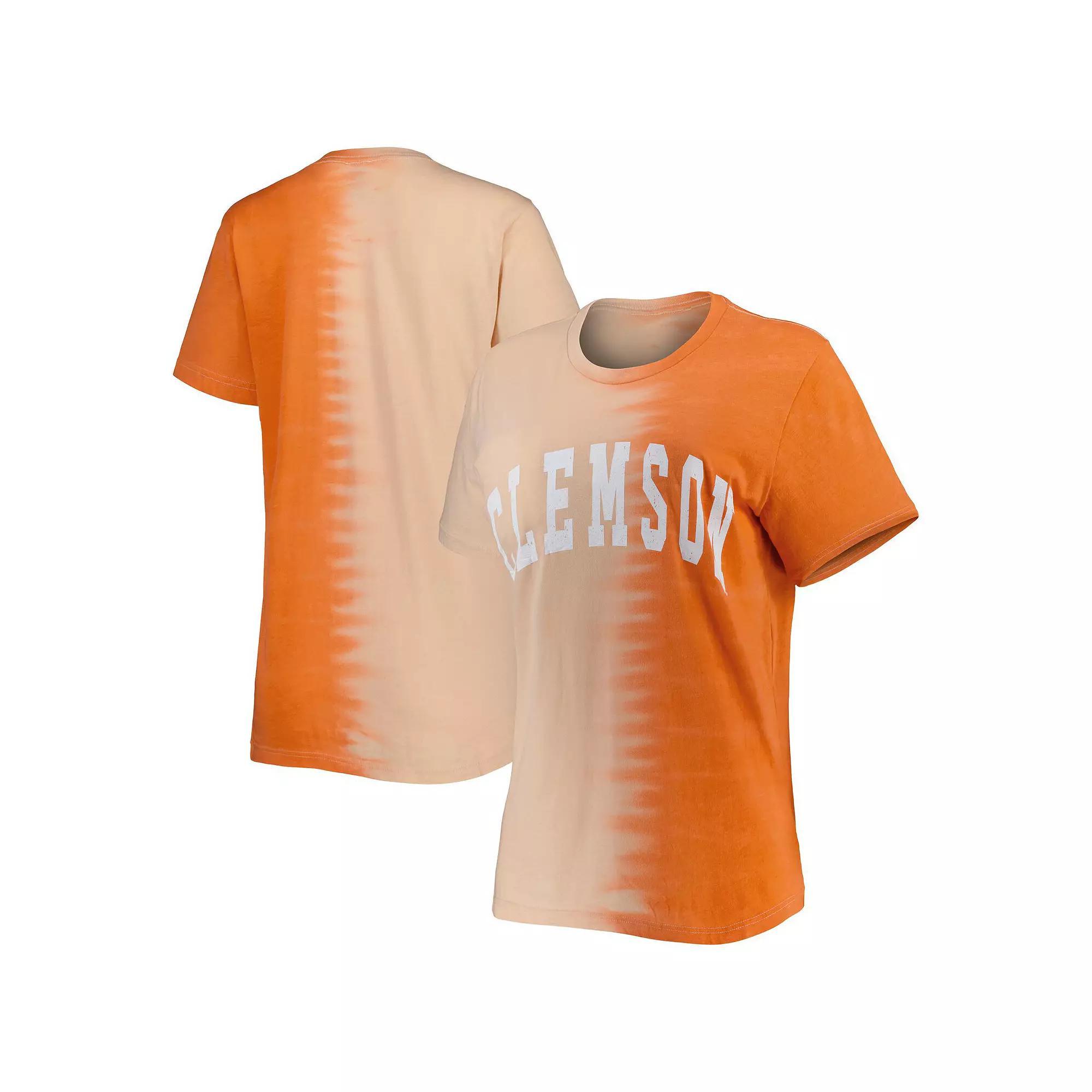 Womens Gameday Couture Clemson Tigers Find Your Groove Split-Dye T-Shirt Product Image