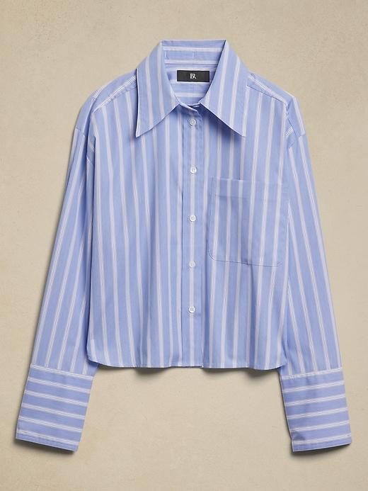 The Boxy Crop Shirt Product Image
