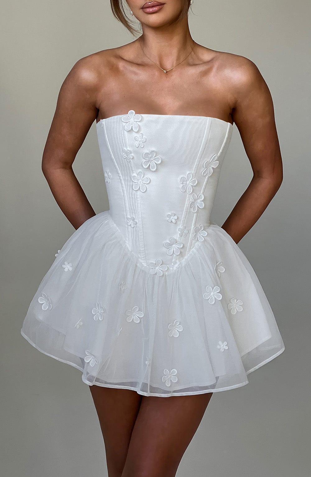 Justina Playsuit - Ivory Product Image
