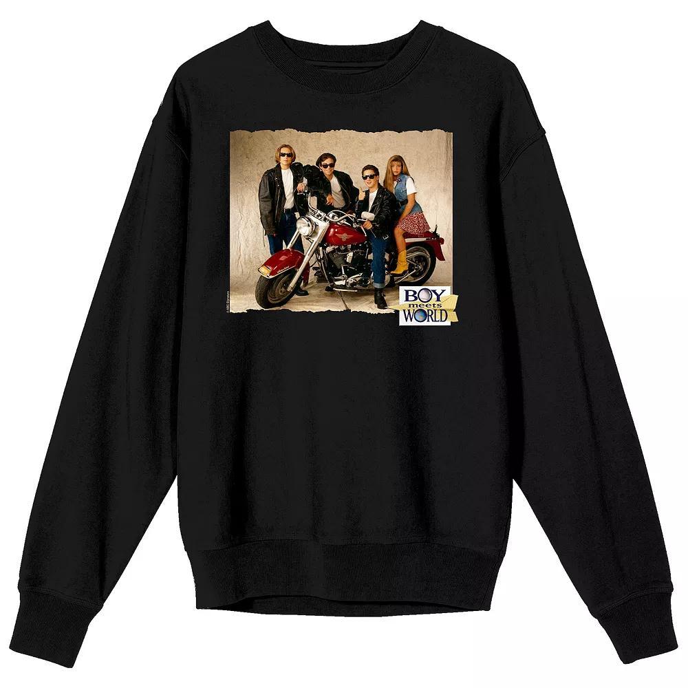 Men's Boy Meets World Sweatshirt, Size: XL, Black Product Image