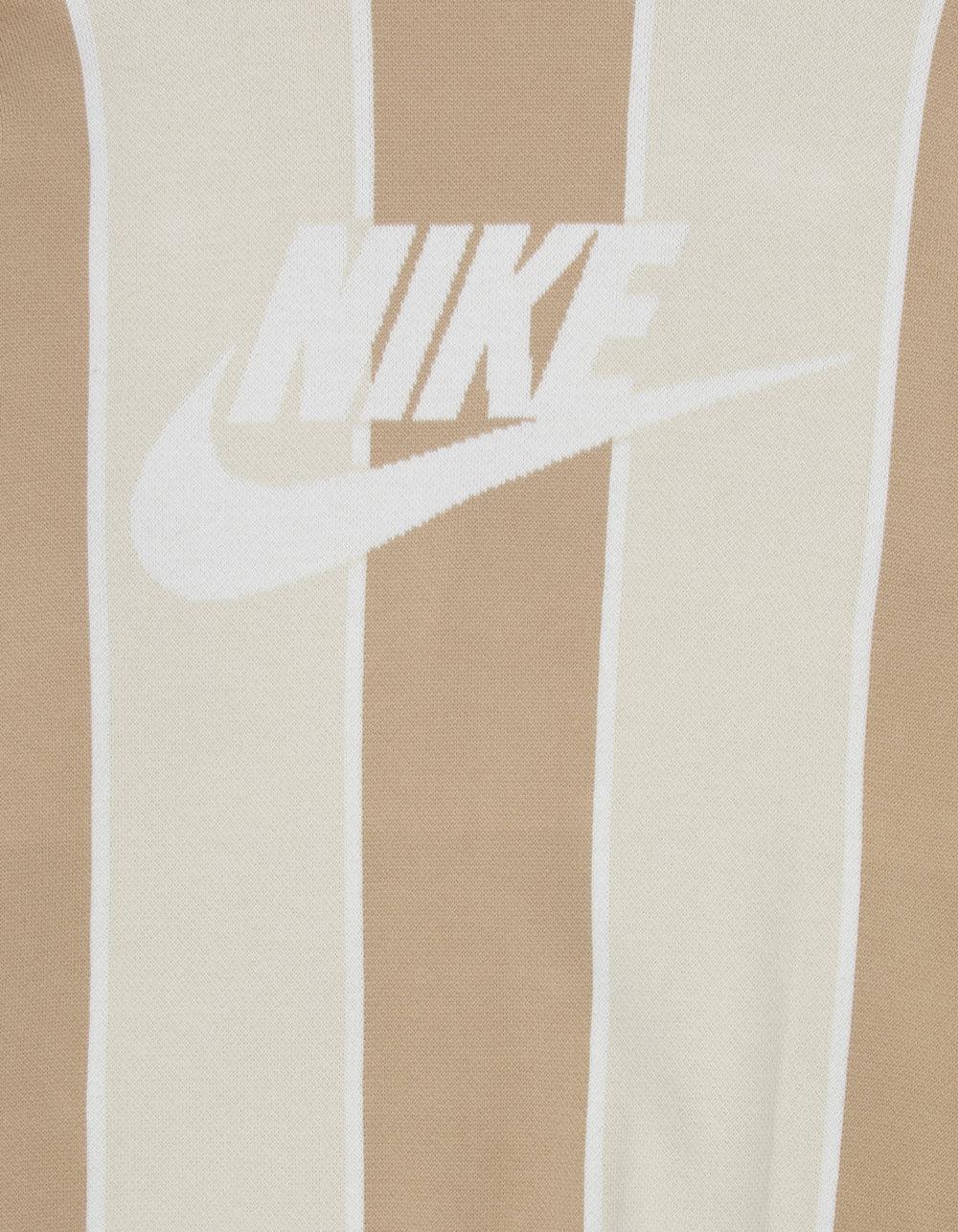 NIKE Club Fairway Stripe Mens Cardigan - BEIGE Product Image