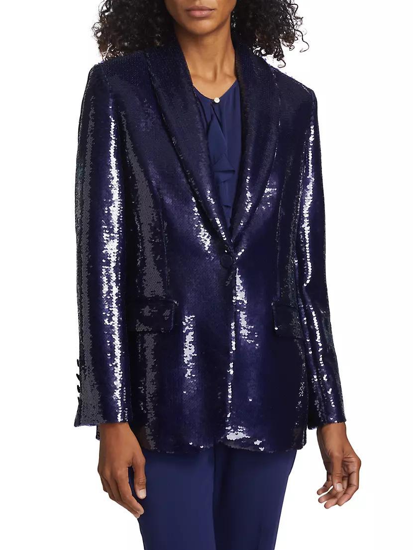 The Taylen Sequined Blazer Product Image