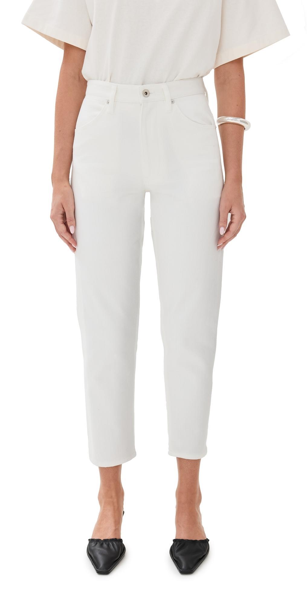 JIL SANDER W Denim Trousers Porcelain Product Image