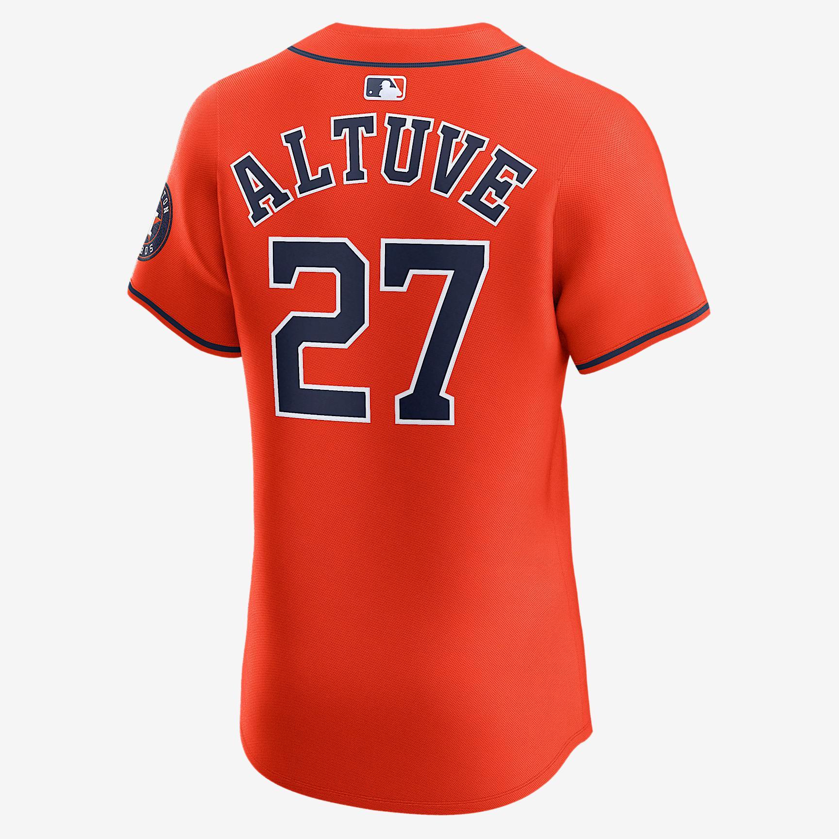 Jose Altuve Houston Astros Men's Nike Dri-FIT ADV MLB Elite Jersey Product Image
