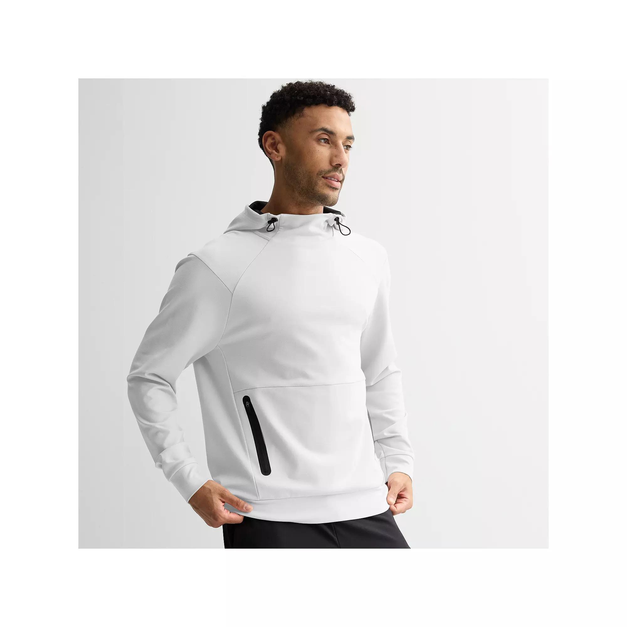 Men's Tek Gear® Performance Ponte Pullover Hoodie, Size: Medium, Brown Trap Product Image