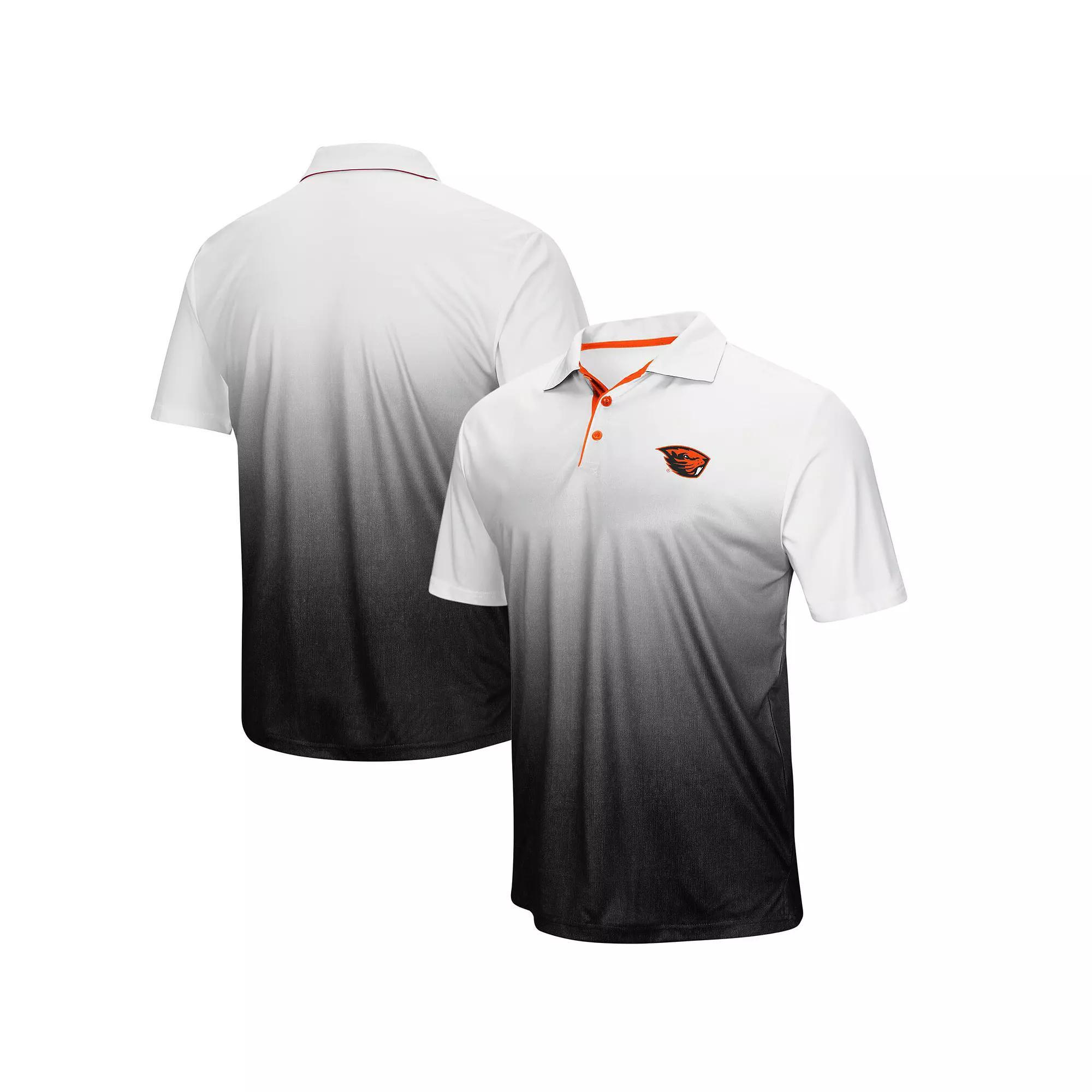 Men's Colosseum Gray Oregon State Beavers Magic Team Logo Polo, Size: Small, Grey Product Image