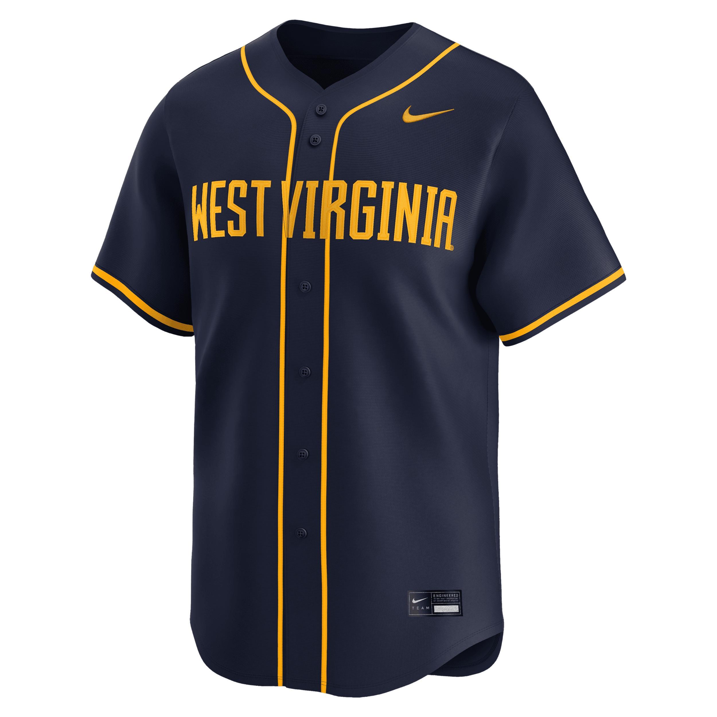 West Virginia Mountaineers Nike Men's College Limited Baseball Jersey Product Image