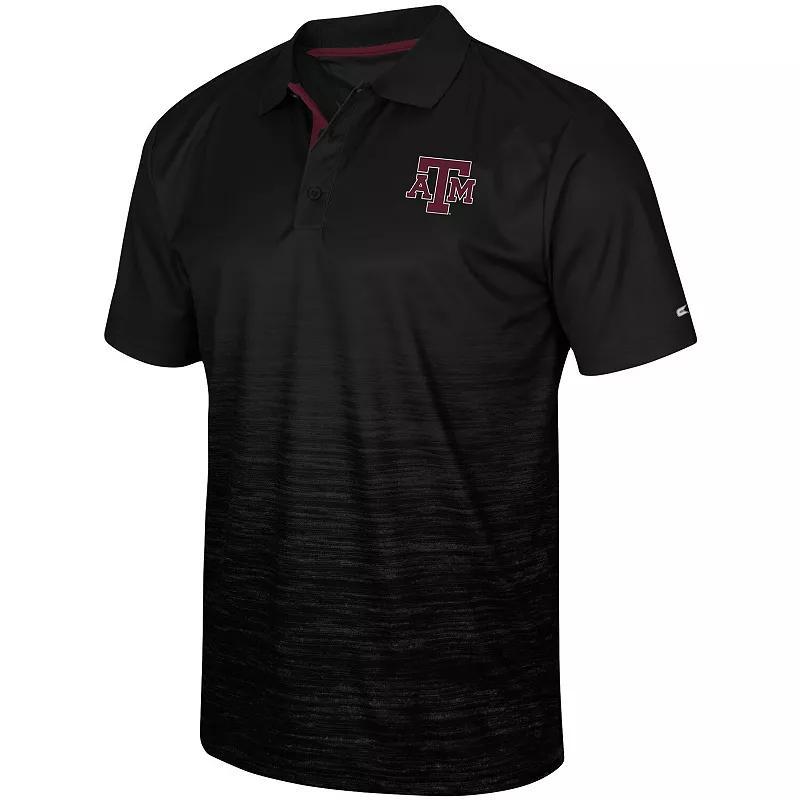 Men's Colosseum Black Texas A&M Aggies Marshall Polo, Size: 2XL Product Image