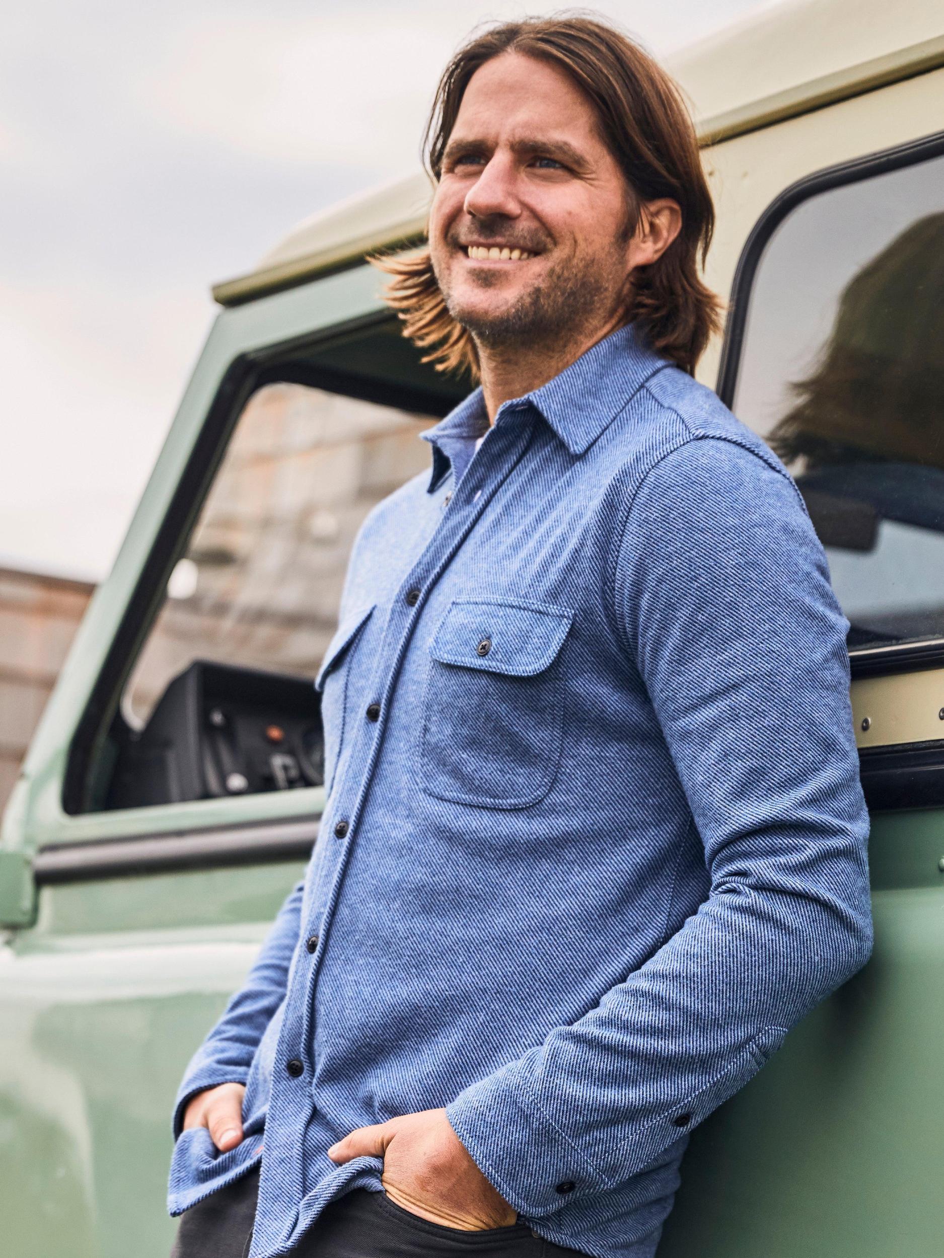 Legend™ Sweater Shirt (Tall) - Glacier Blue Twill Male Product Image
