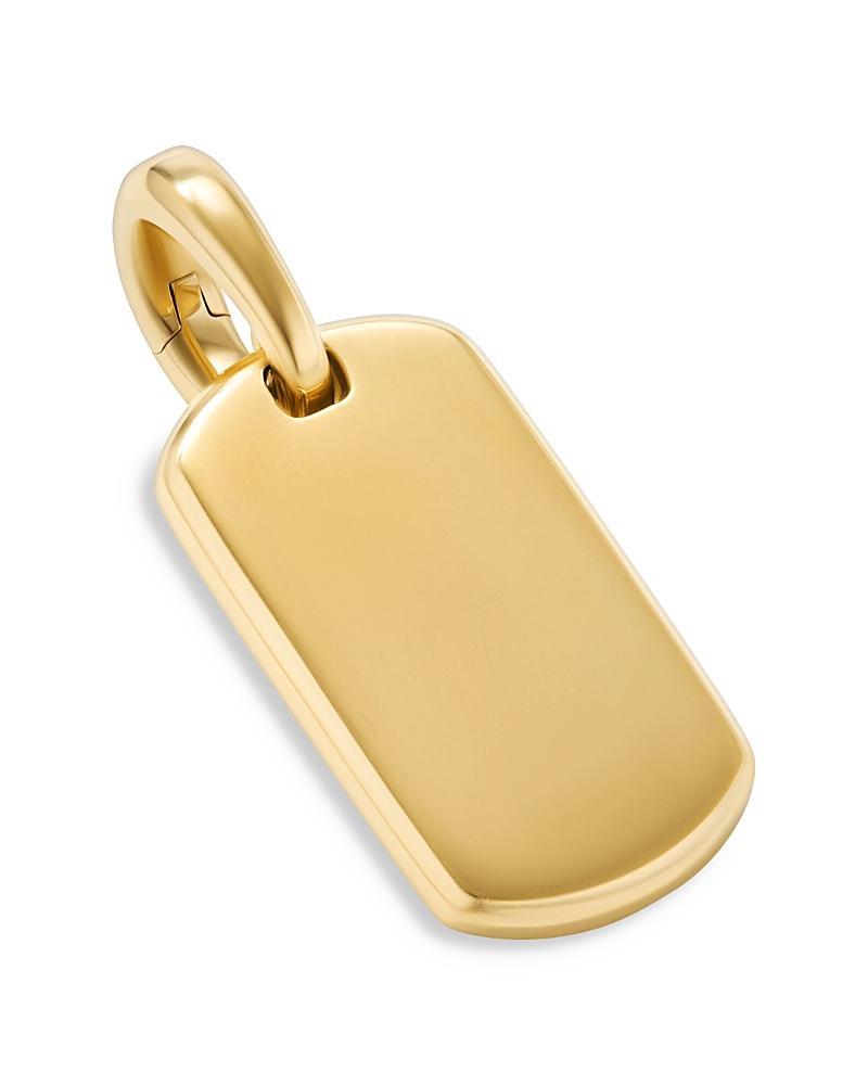 David Yurman Mens Chevron Tag in 18K Yellow Gold, 21mm Product Image