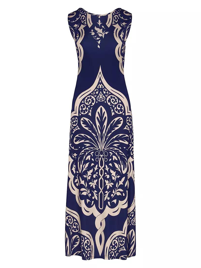 Voyage Twist-Front Cut-Out Maxi Dress Product Image