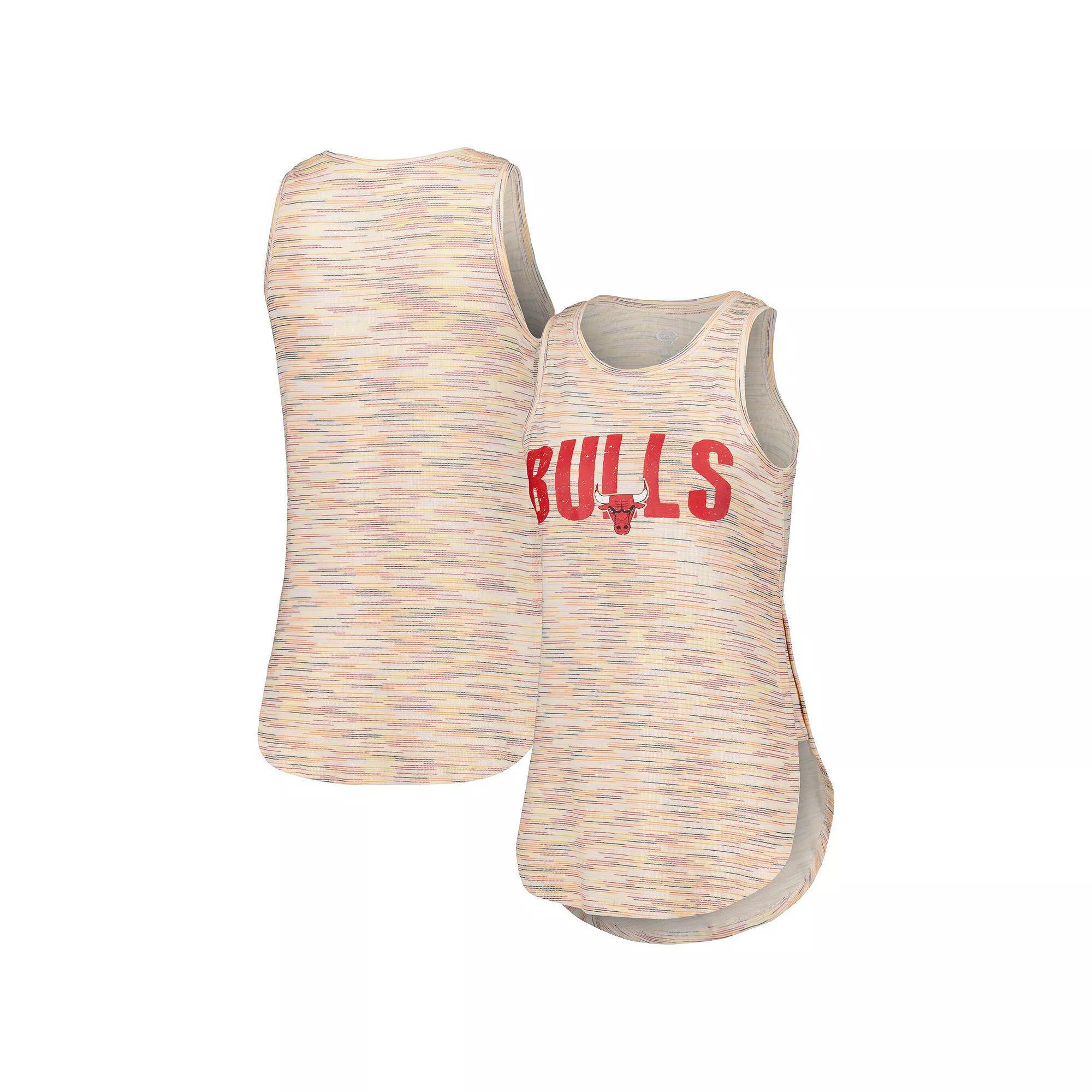 Women's Concepts Sport White Chicago Bulls Sunray Tank Top, Size: Small Product Image