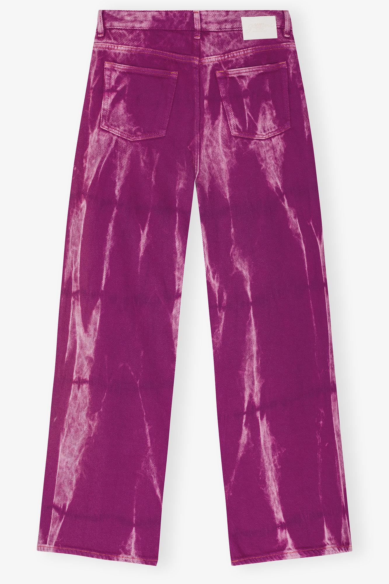 Purple Overdyed Marri Jeans Product Image