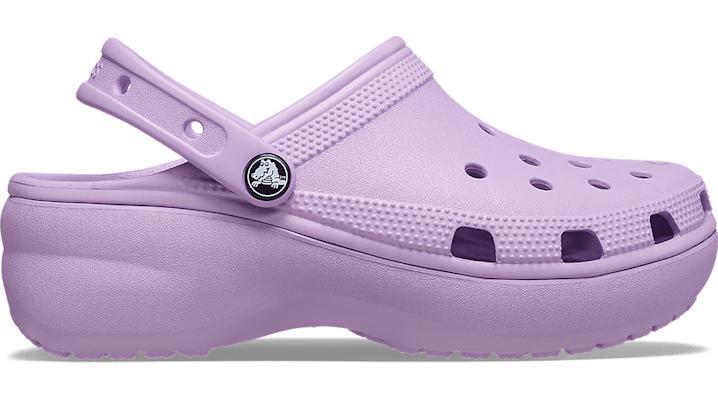Crocs Classic Women's Platform Clogs, Size: 11, Black Product Image