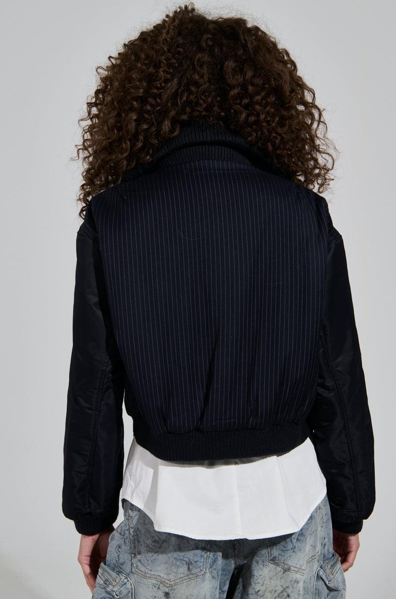 DUKE ZIPPER DETAIL BOMBER Product Image