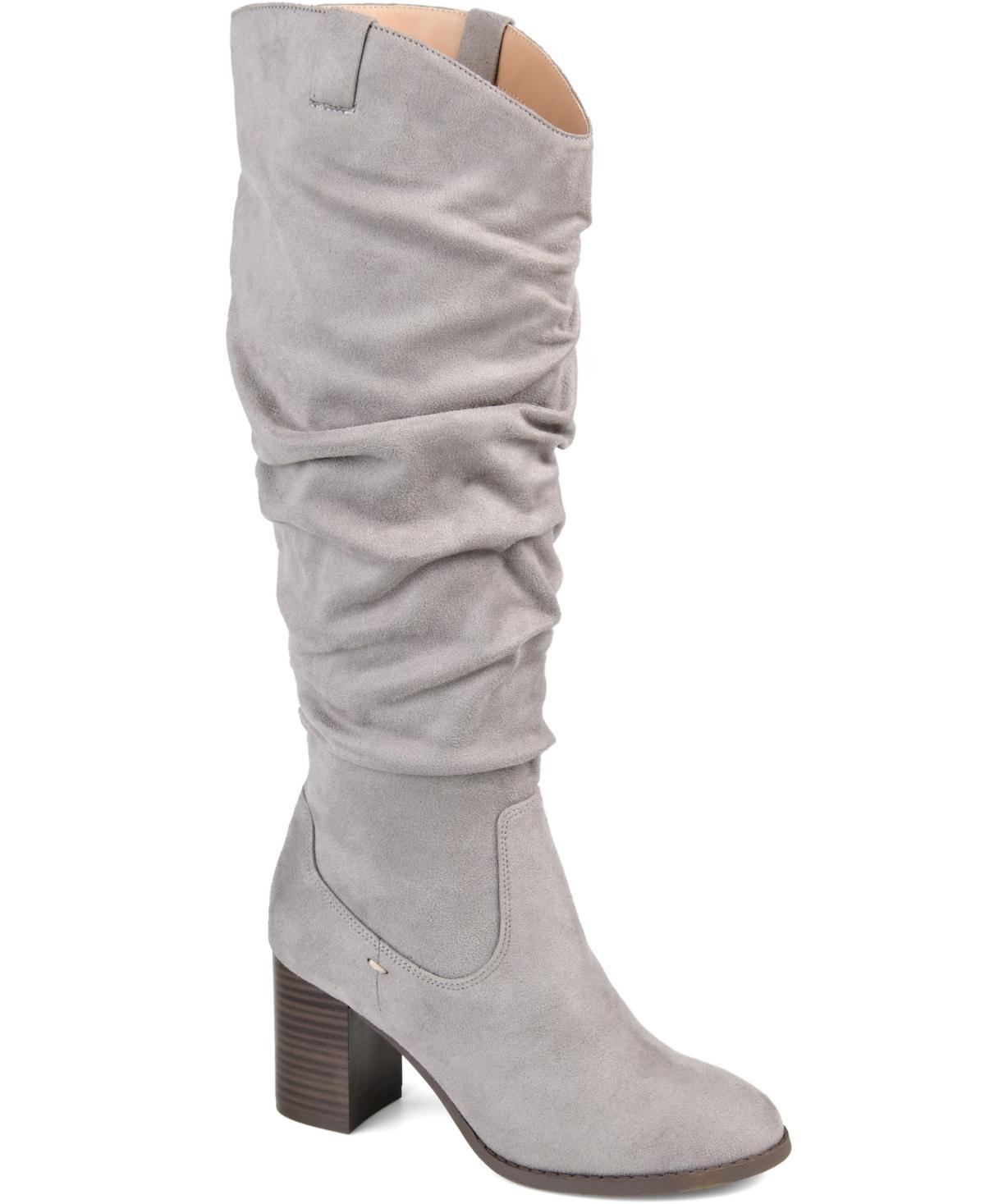 Journee Aneil Womens Knee-High Boots Brown Product Image