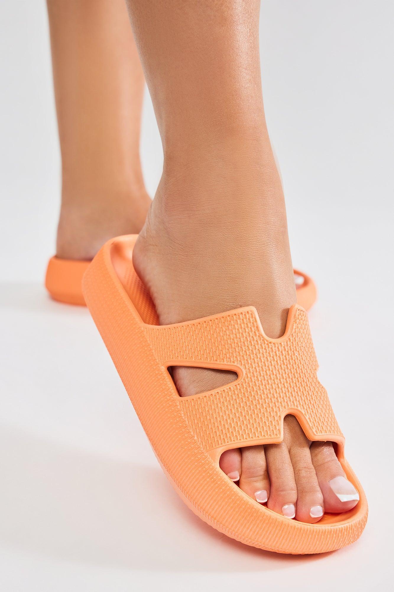 Can You Dig It Casual Slides - Orange Product Image