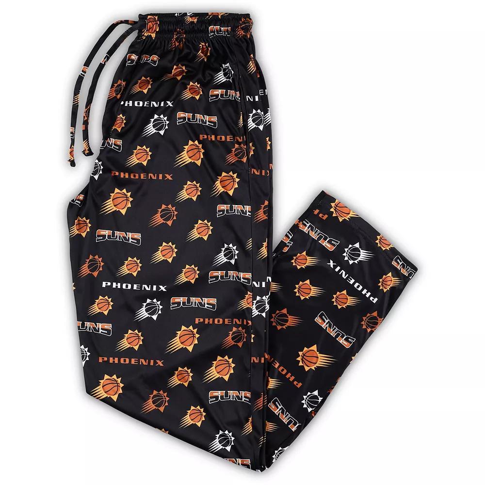 Men's Concepts Sport Black Phoenix Suns Big & Tall Breakthrough Sleep Pants, Size: 5XB, Phx Black Product Image