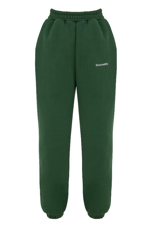 Sky Green Fleece Back Jogging Trousers Product Image