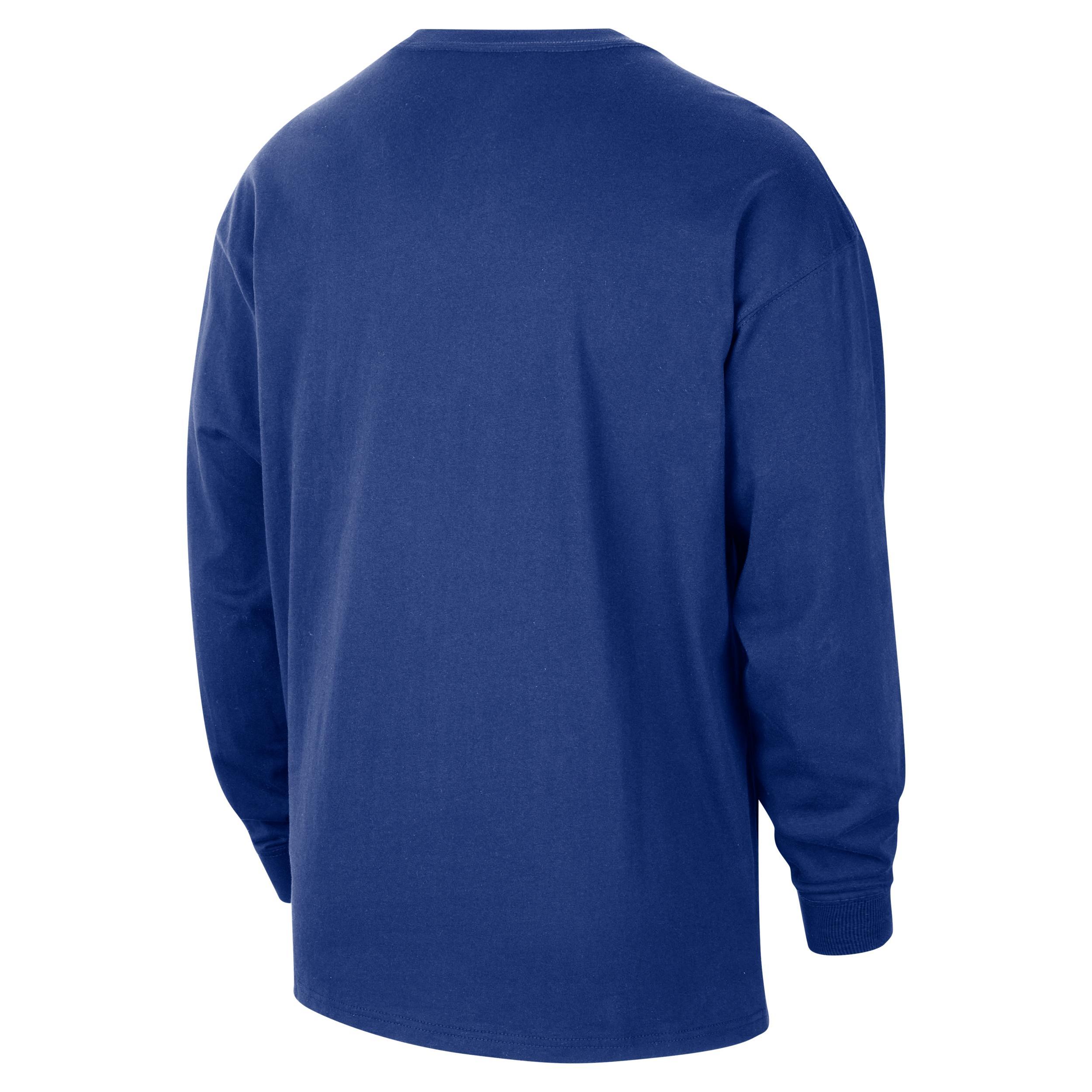 Philadelphia 76ers Courtside City Edition Nike Men's NBA Max90 Long-Sleeve T-Shirt Product Image