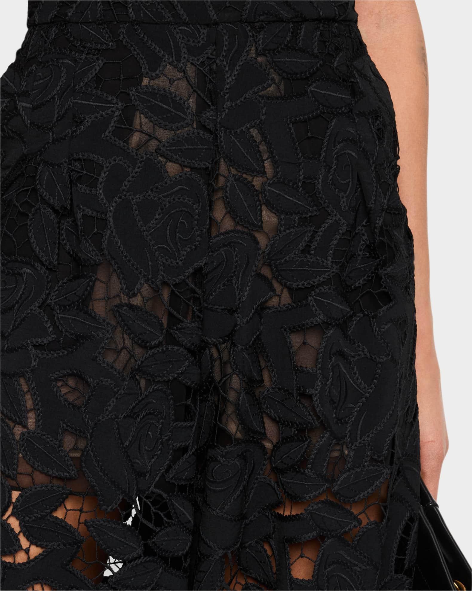 Guipure Lace  Wide Leg Pants Product Image