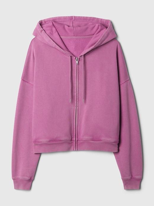 VintageSoft Cropped Hoodie Product Image