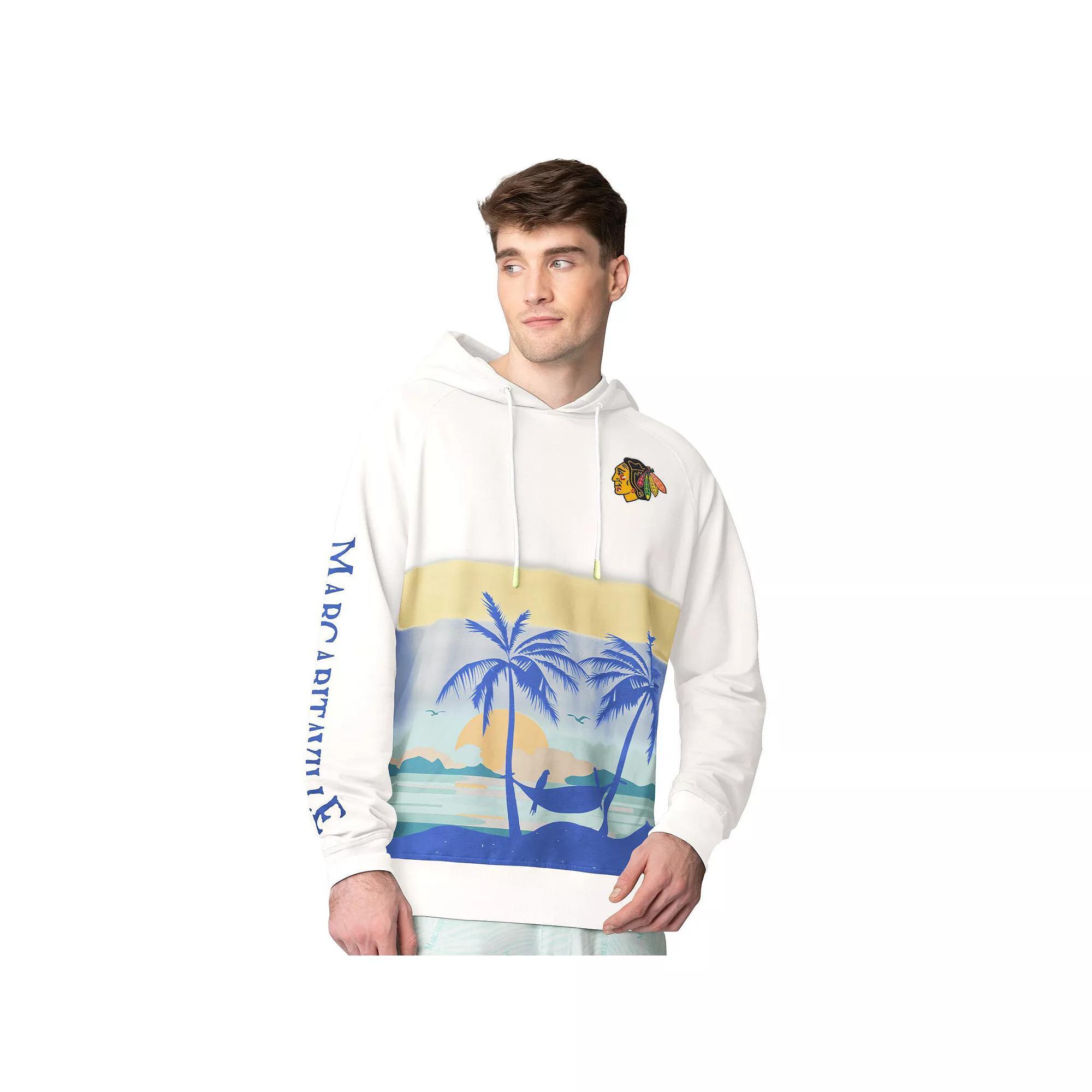Men's Margaritaville Cream Pittsburgh Penguins Island Dream Peached Pullover Hoodie, Size: XL, Beige Product Image