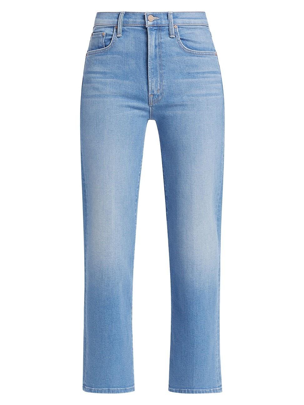 Mother The Rambler High Rise Ankle Straight Jeans in Going Dutch Product Image