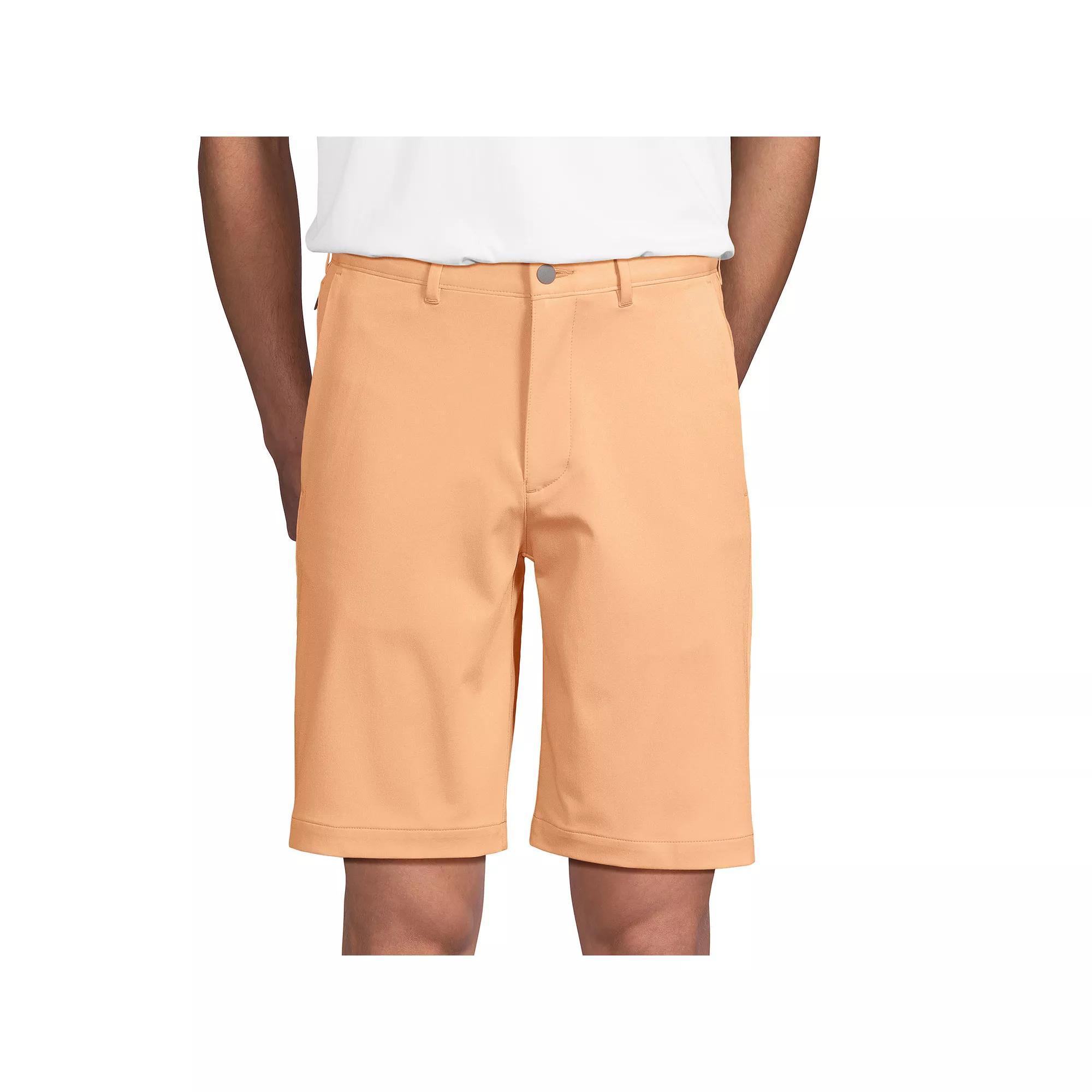Men's Lands' End Traditional-Fit 9-inch Flex Performance Golf Shorts, Size: 35, Grey Product Image