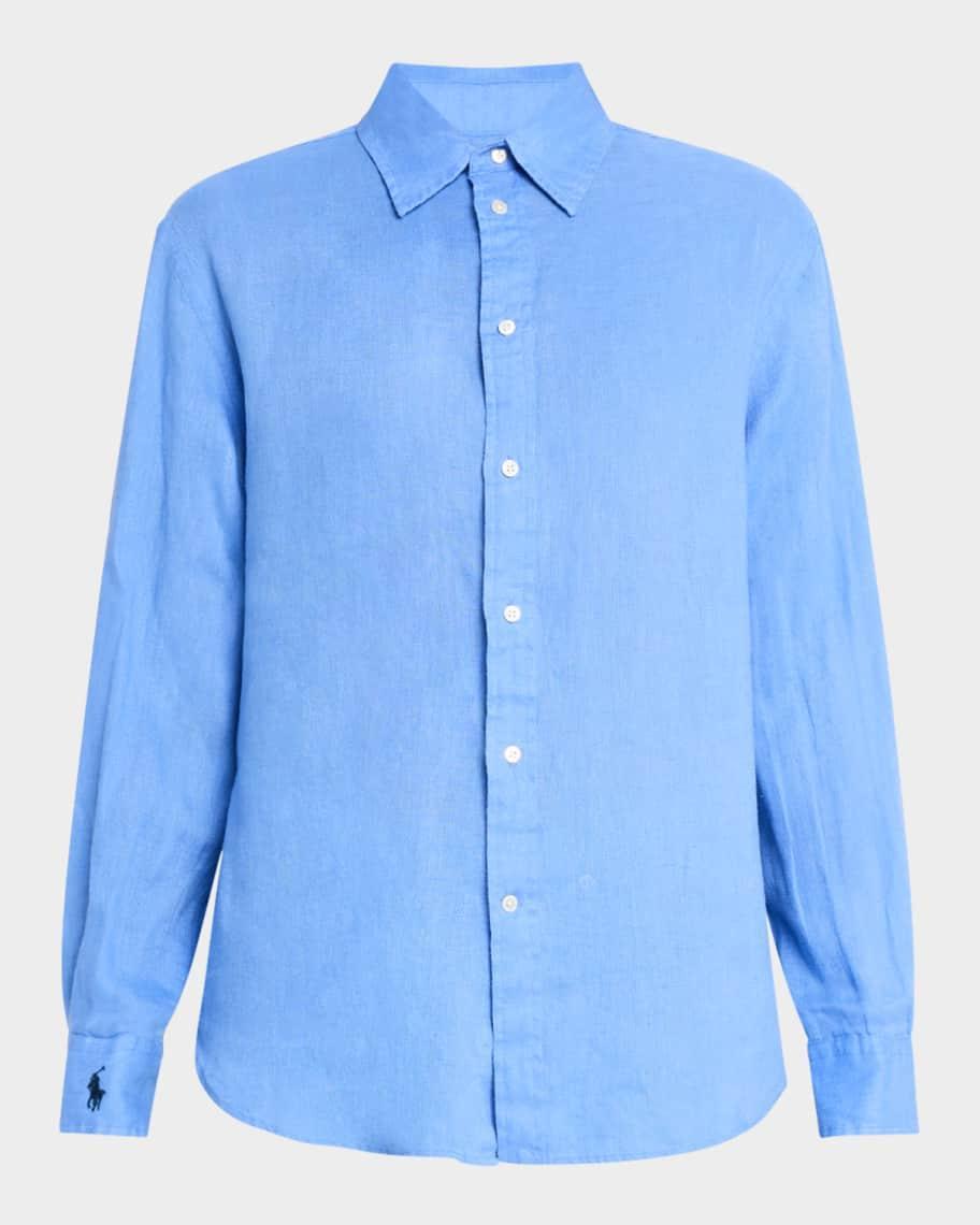 Oversize Fit Linen Shirt Product Image