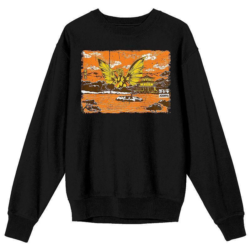 Men's Godzilla Classic King Long Sleeve, Size: XXL, Black Product Image