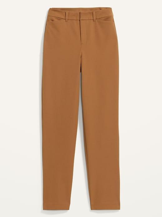 High-Waisted Pixie Straight Pants Product Image