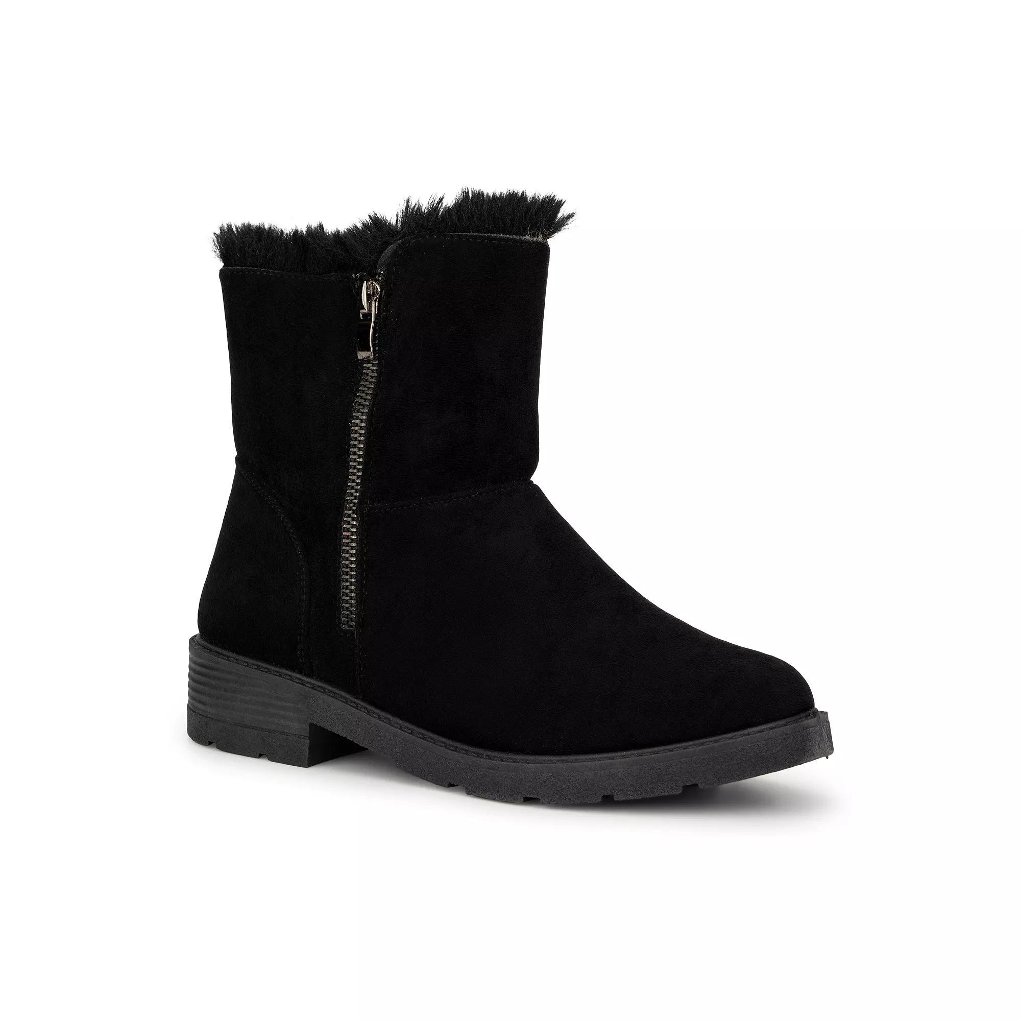 Olivia Miller Rosemary Womens Faux-Fur Winter Boots Product Image