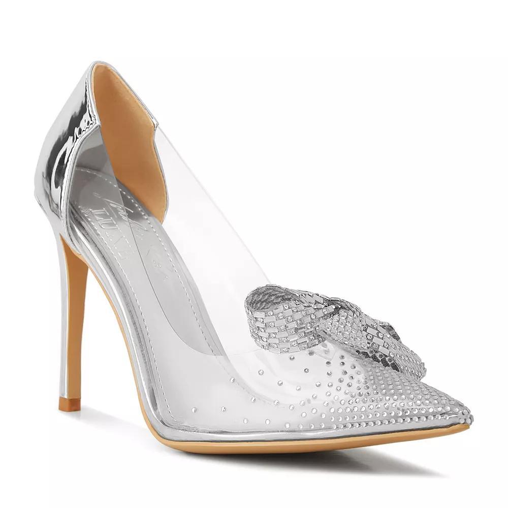 London Rag Erika Women's Heels, Size: 10, Silver Product Image
