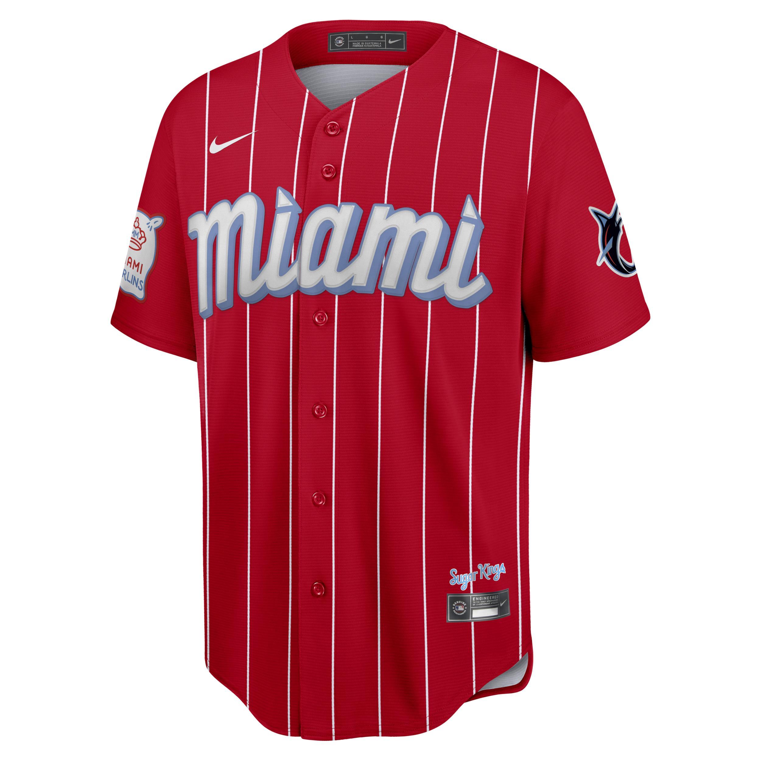 Mens Nike Miami Marlins City Connect Replica Jersey Product Image