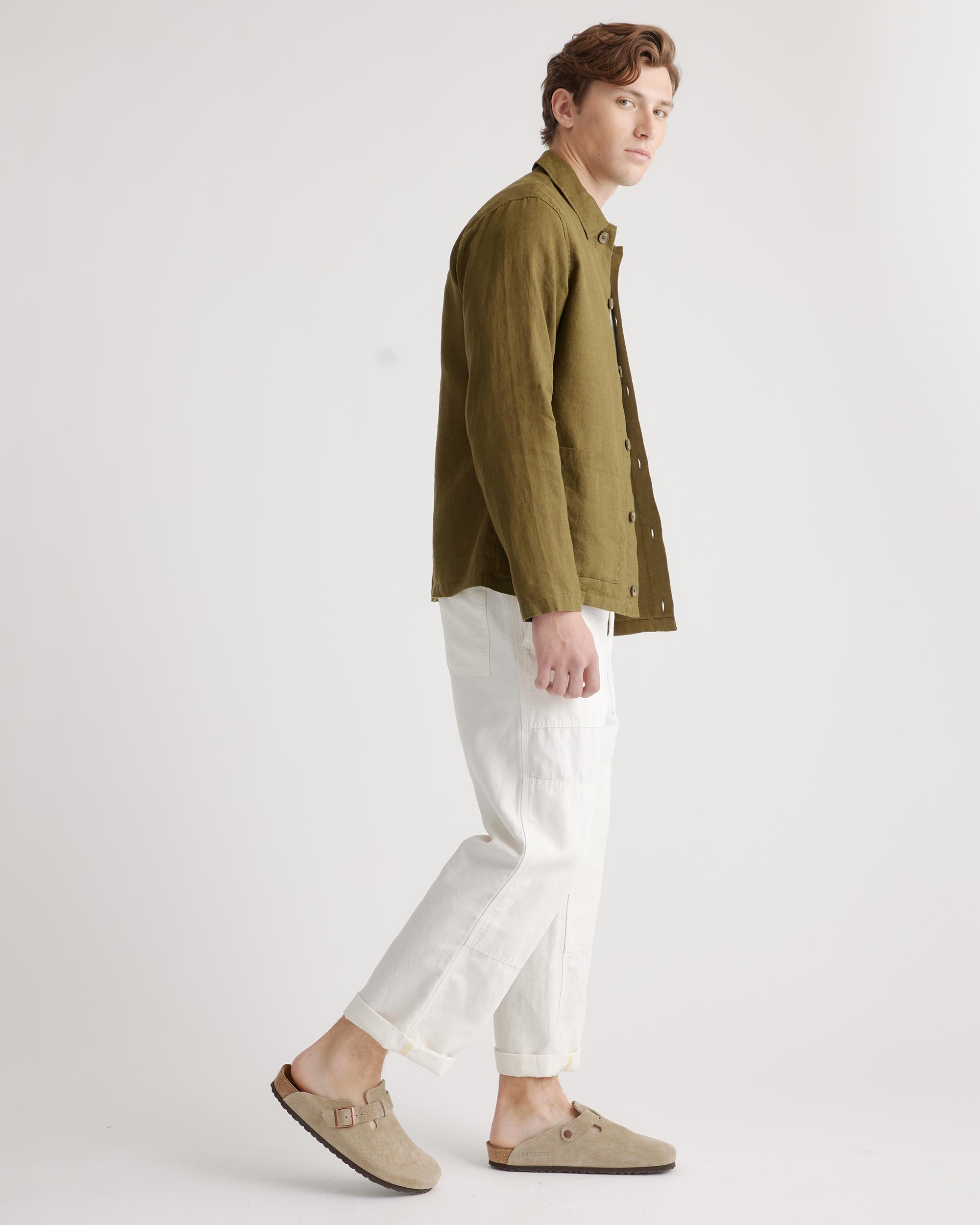 Quince | Men's 100% European Linen Chore Jacket Product Image
