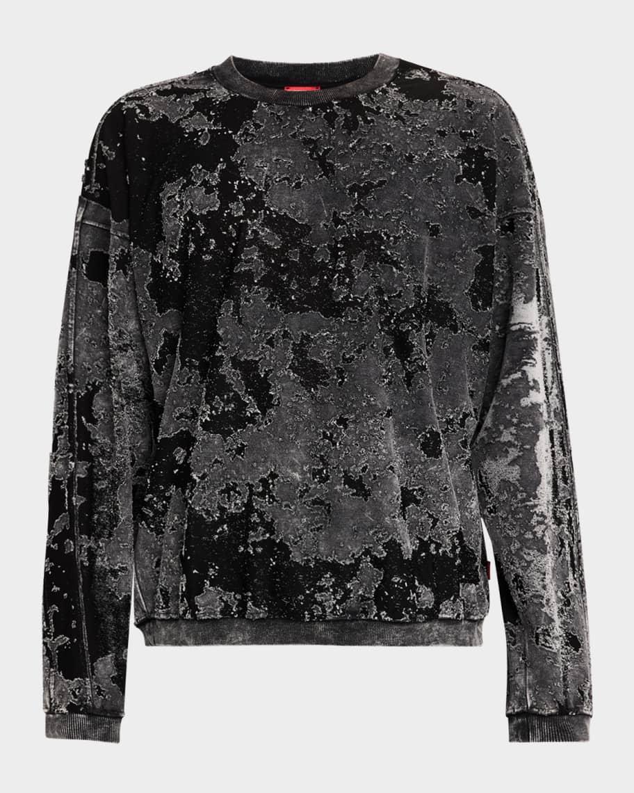 Mens Devore Burnout Camo Sweatshirt Product Image