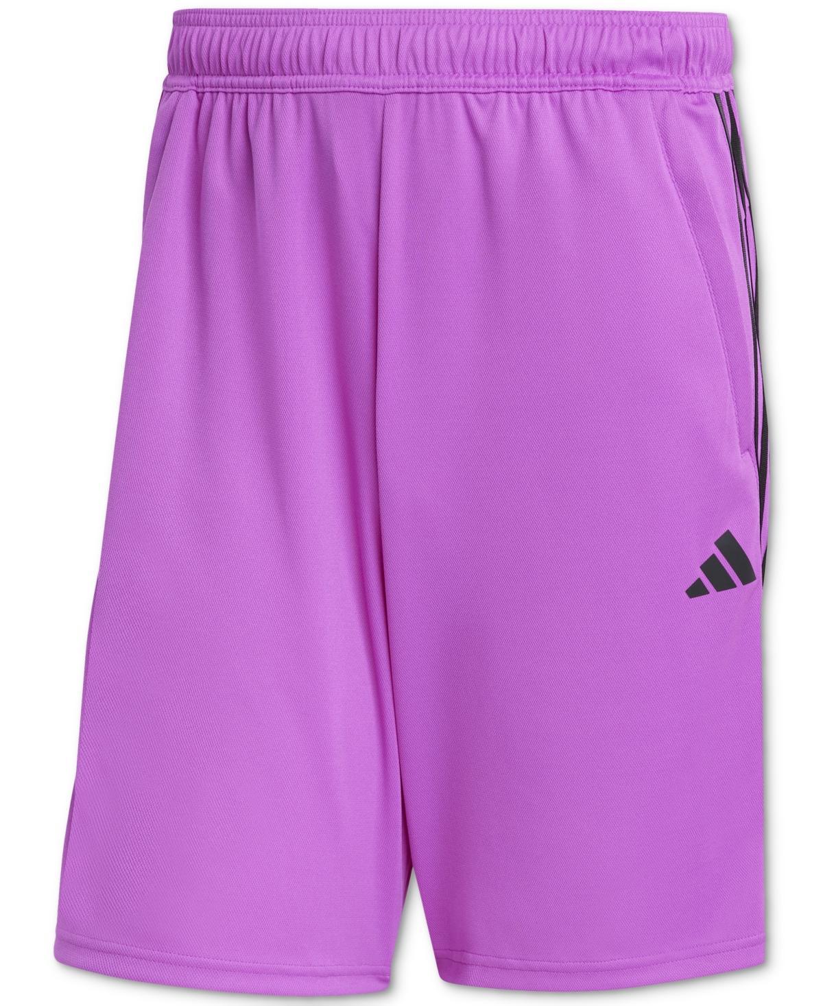 Big & Tall adidas Train Essentials Piqu 3-Stripes Training Shorts, Mens Product Image